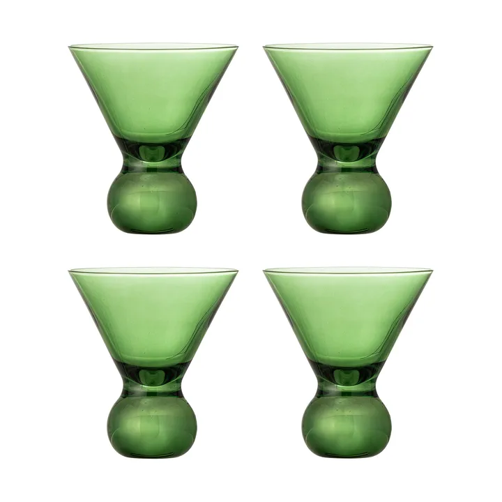 Corliss cocktailglass 4-pakning - Grønn - Bloomingville