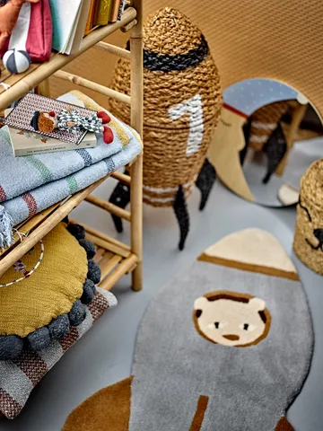 Cosmina oppbevaringskurv med lokk Ø40x68,5 cm - Natur - Bloomingville