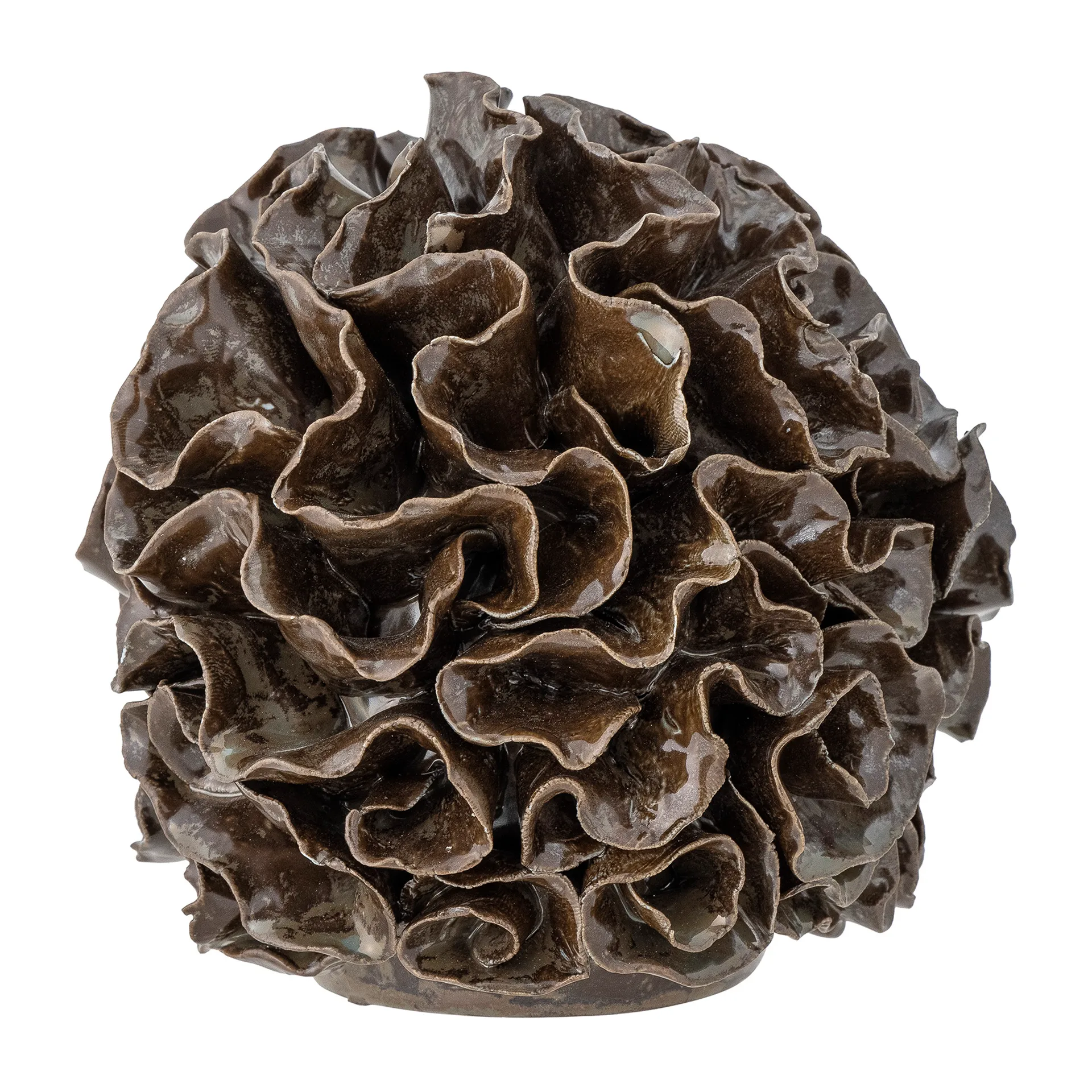 Delvan dekorasjon Ø 13,5 cm, Brun Bloomingville