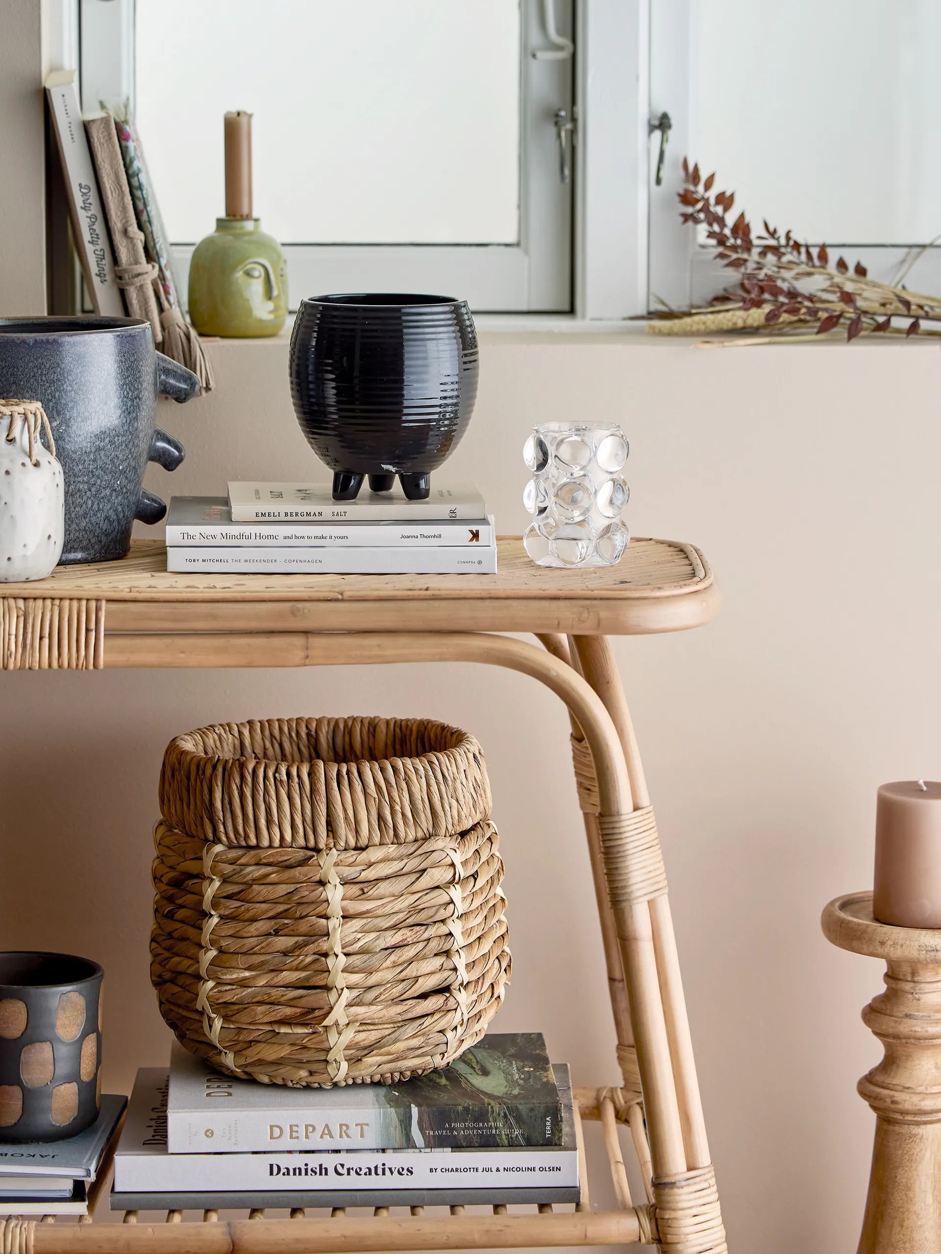 Deni telysholder 10 cm, Klar
​
​ Bloomingville