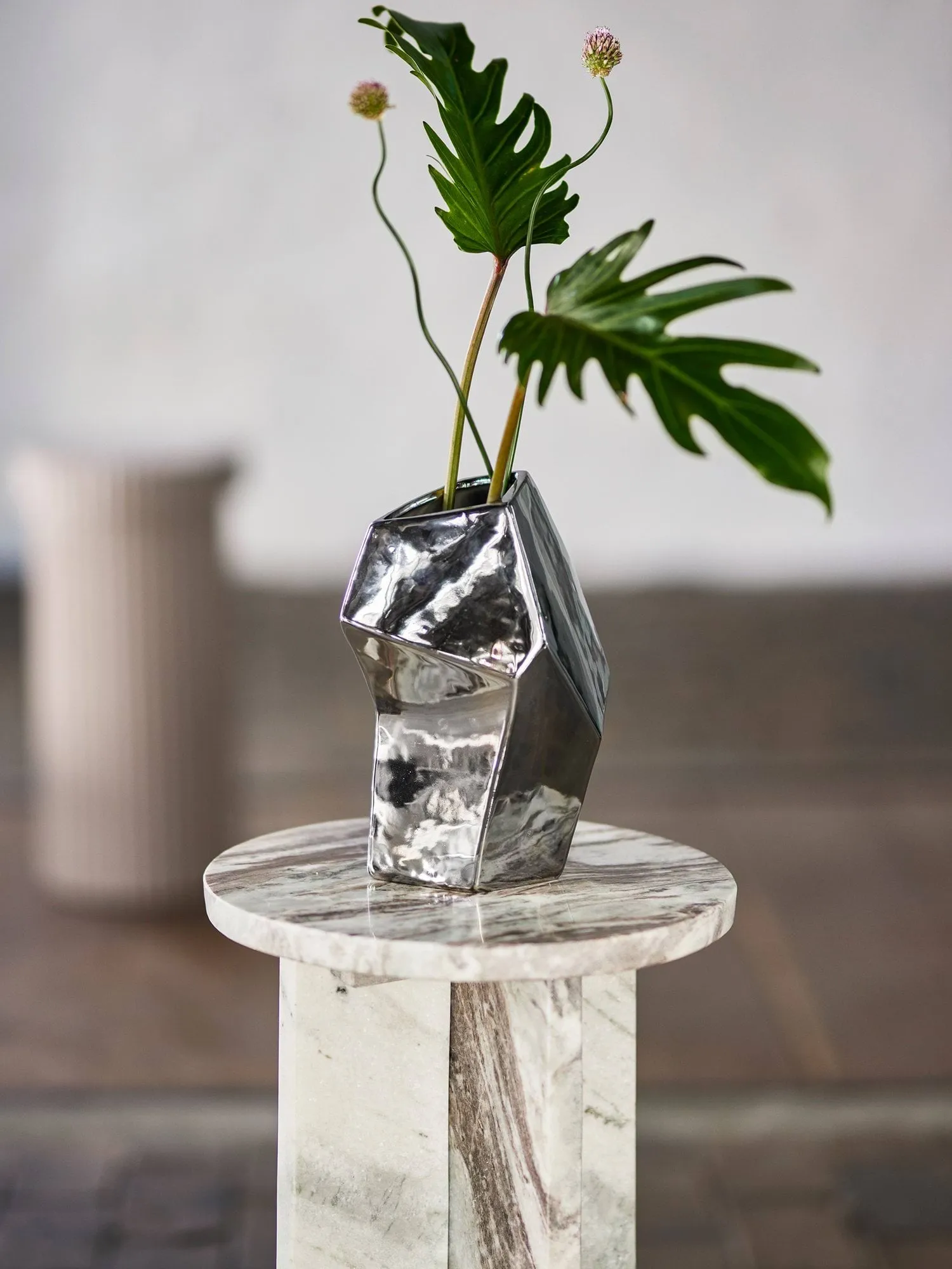 Dimona vase, Sølv, 15x23 cm Bloomingville