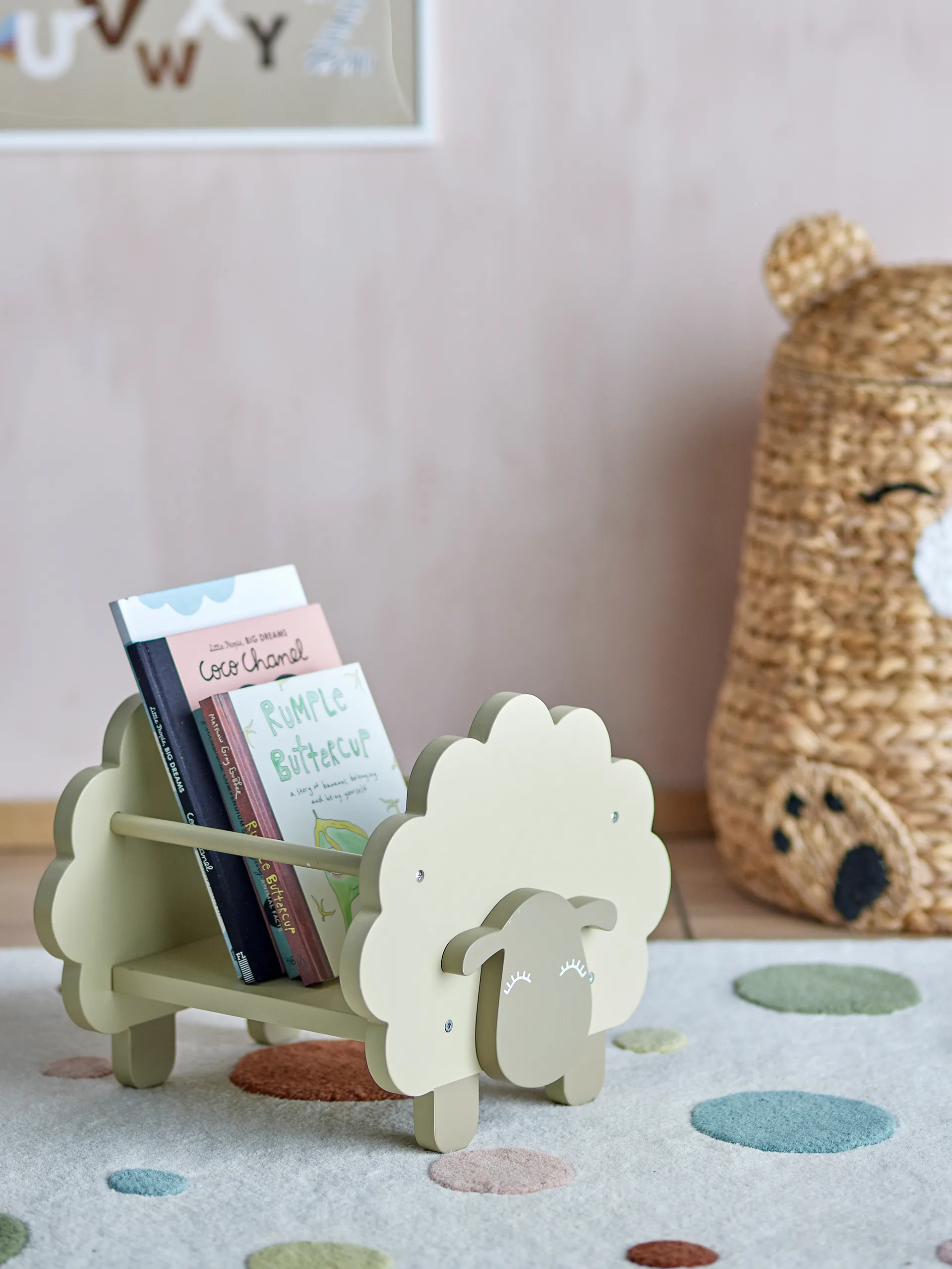 Dolly bokhylle, Grå Bloomingville