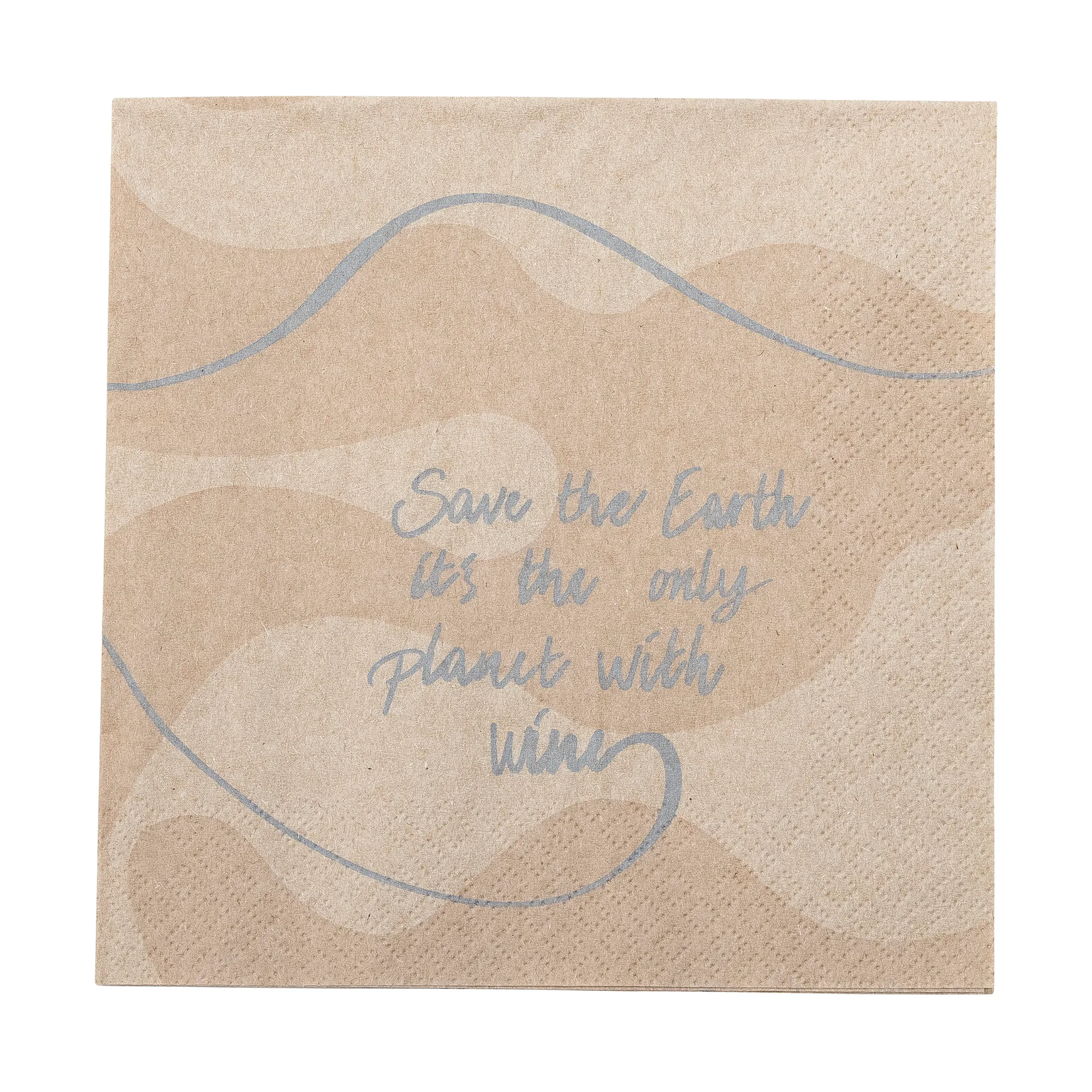 Earth serviett 33x33 cm 20-pakning, Nature Bloomingville
