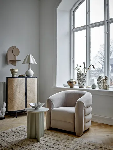 Edith sidebord Ø40 cm - Hvit - Bloomingville