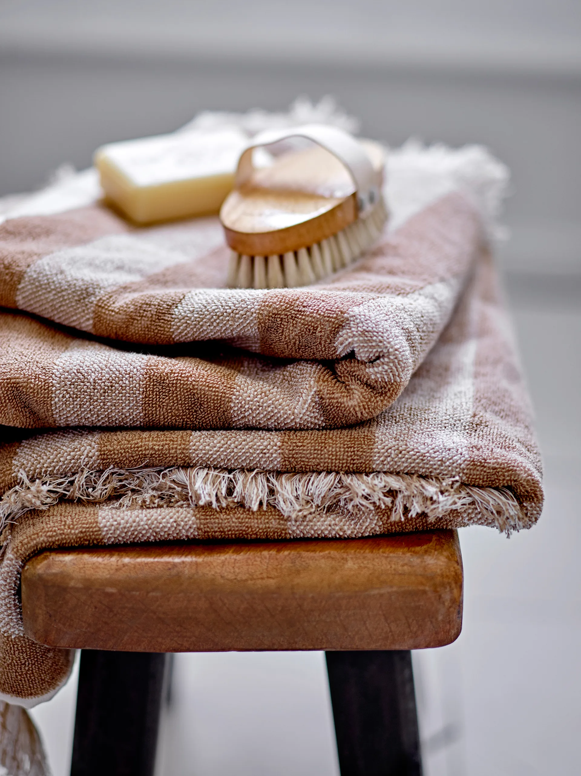 Elaia håndkle 50 x 100 cm, Brun Bloomingville