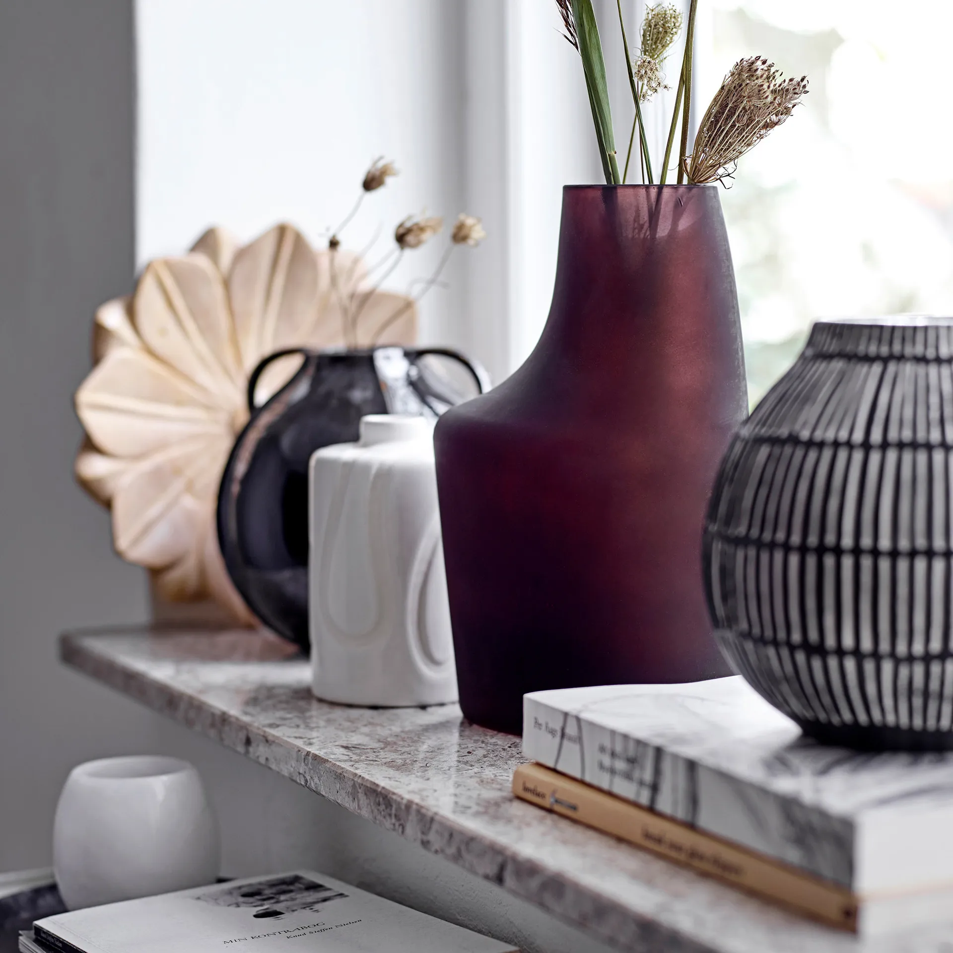 Elice vase keramikk 13 cm, Hvit Bloomingville