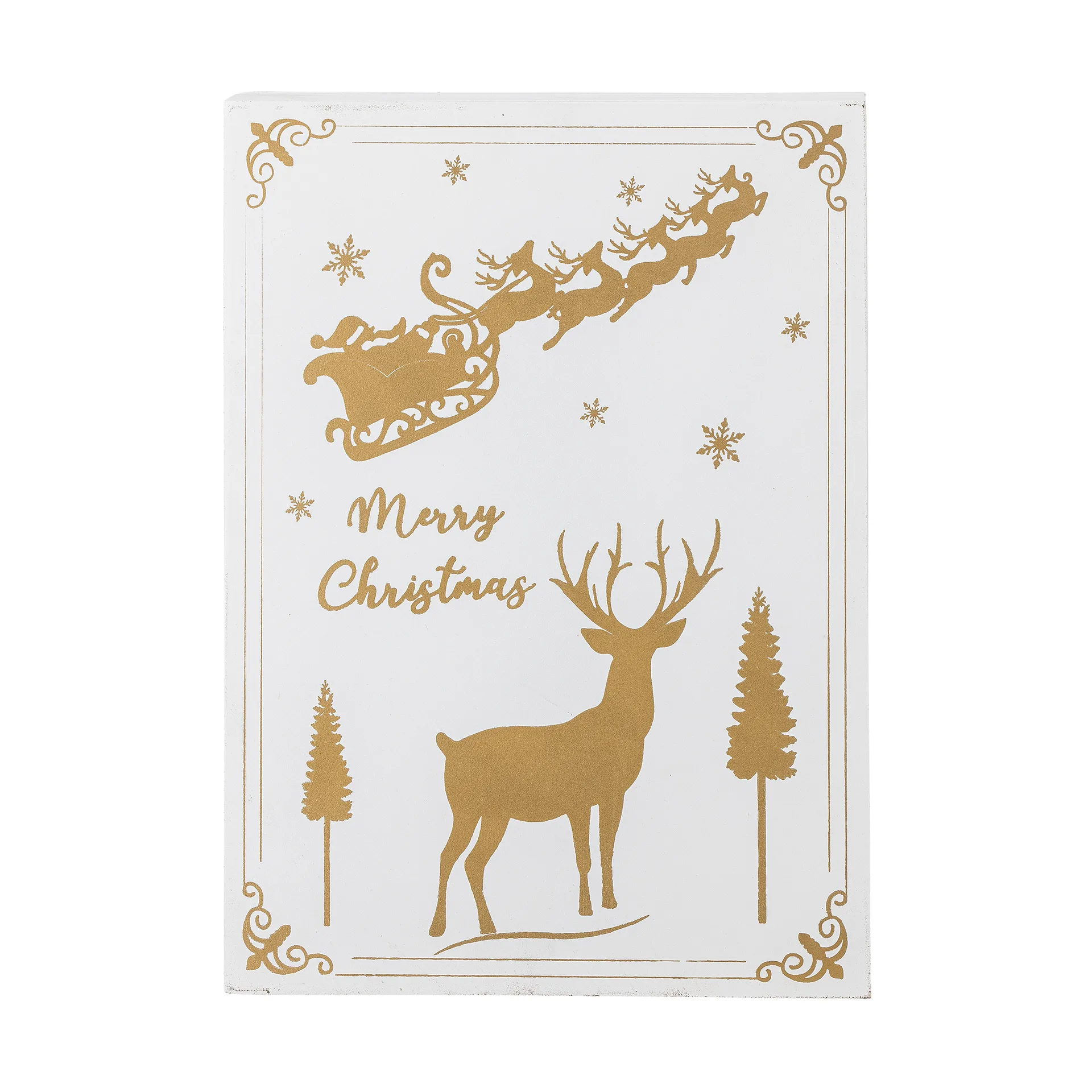 Elimar adventskalender med belysning, Hvit Bloomingville