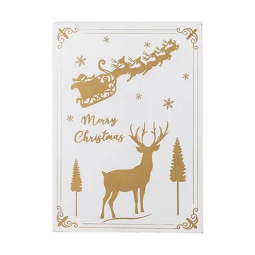 Elimar adventskalender med belysning - Hvit - Bloomingville