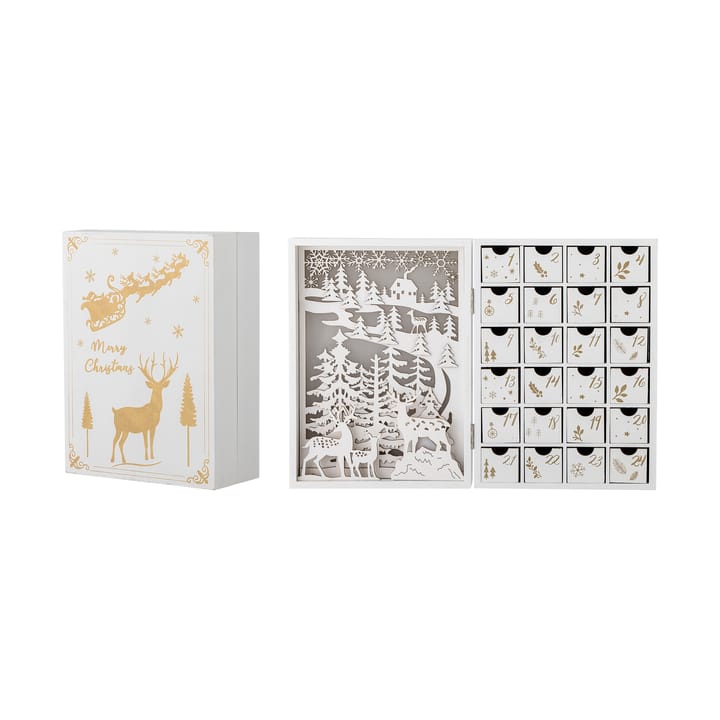 Elimar kalender med belysning, Hvit Bloomingville