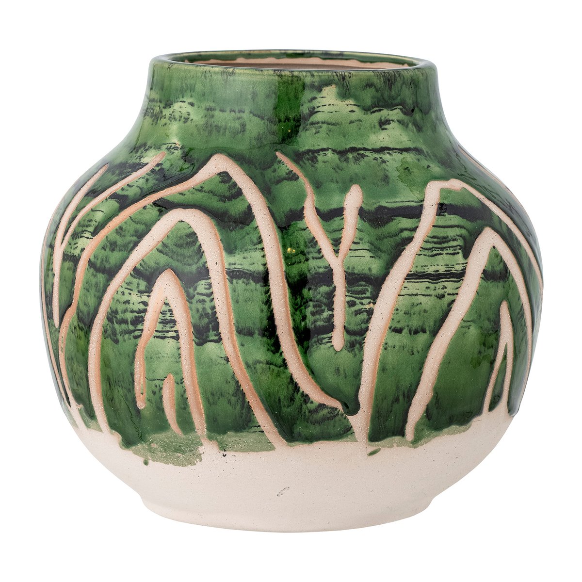Bilde av Bloomingville Eliya vase 21 cm Grønn