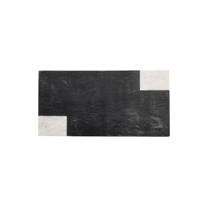 Elvia skjærefjøl marmor 23x45,5 cm, Svart Bloomingville