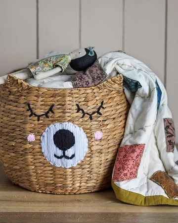 Eman oppbevaringskurv Ø50x40 cm - Natur - Bloomingville