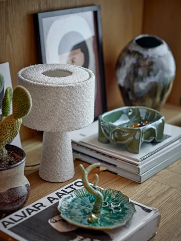 Emmie bordlampe Ø 20 cm - Hvit - Bloomingville