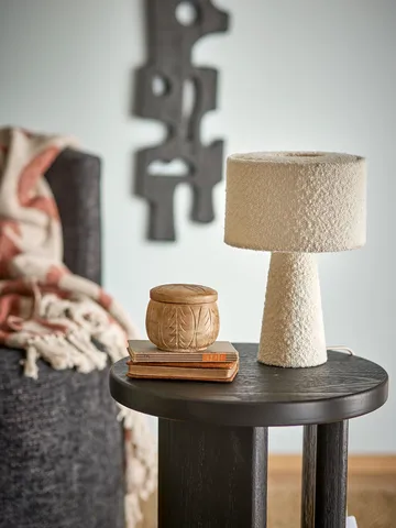 Emmie bordlampe Ø 20 cm - Hvit - Bloomingville