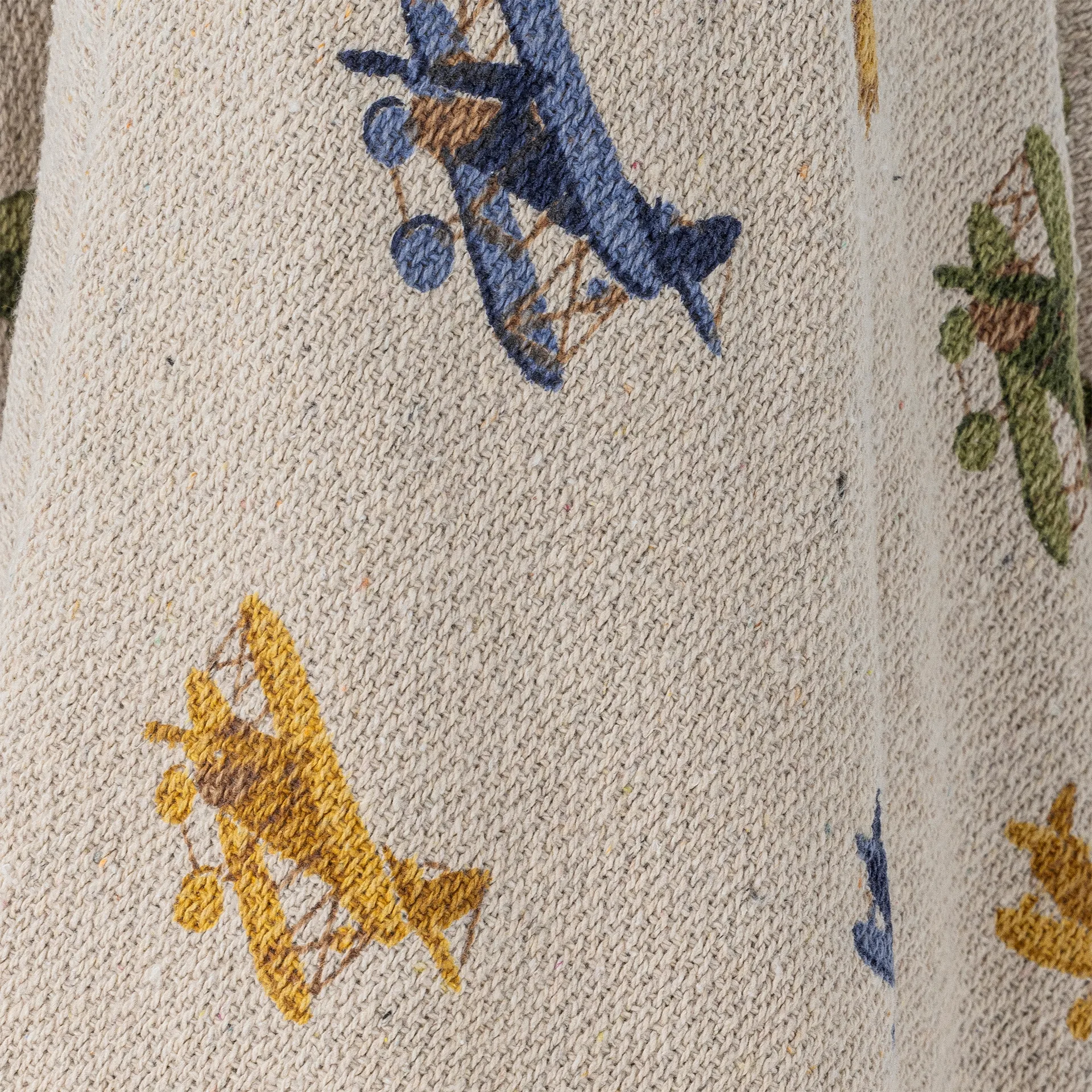 Ensfarget pledd 130x160 cm, Nature Bloomingville