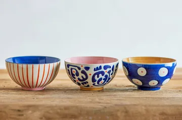 Eviaya bolle - Multi, 3 deler - Bloomingville