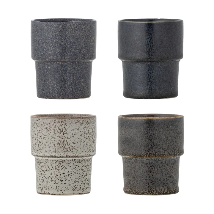 Ewan kopp 4-pakning - Brun - Bloomingville