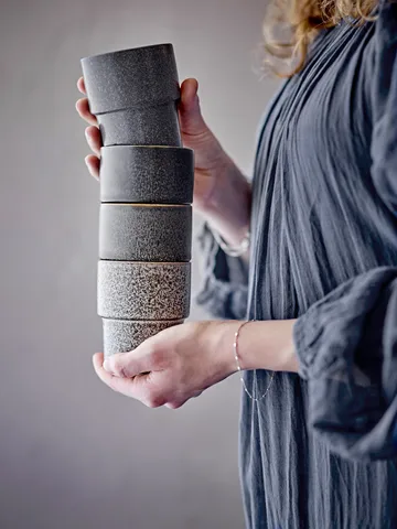 Ewan kopp 4-pakning - Brun - Bloomingville