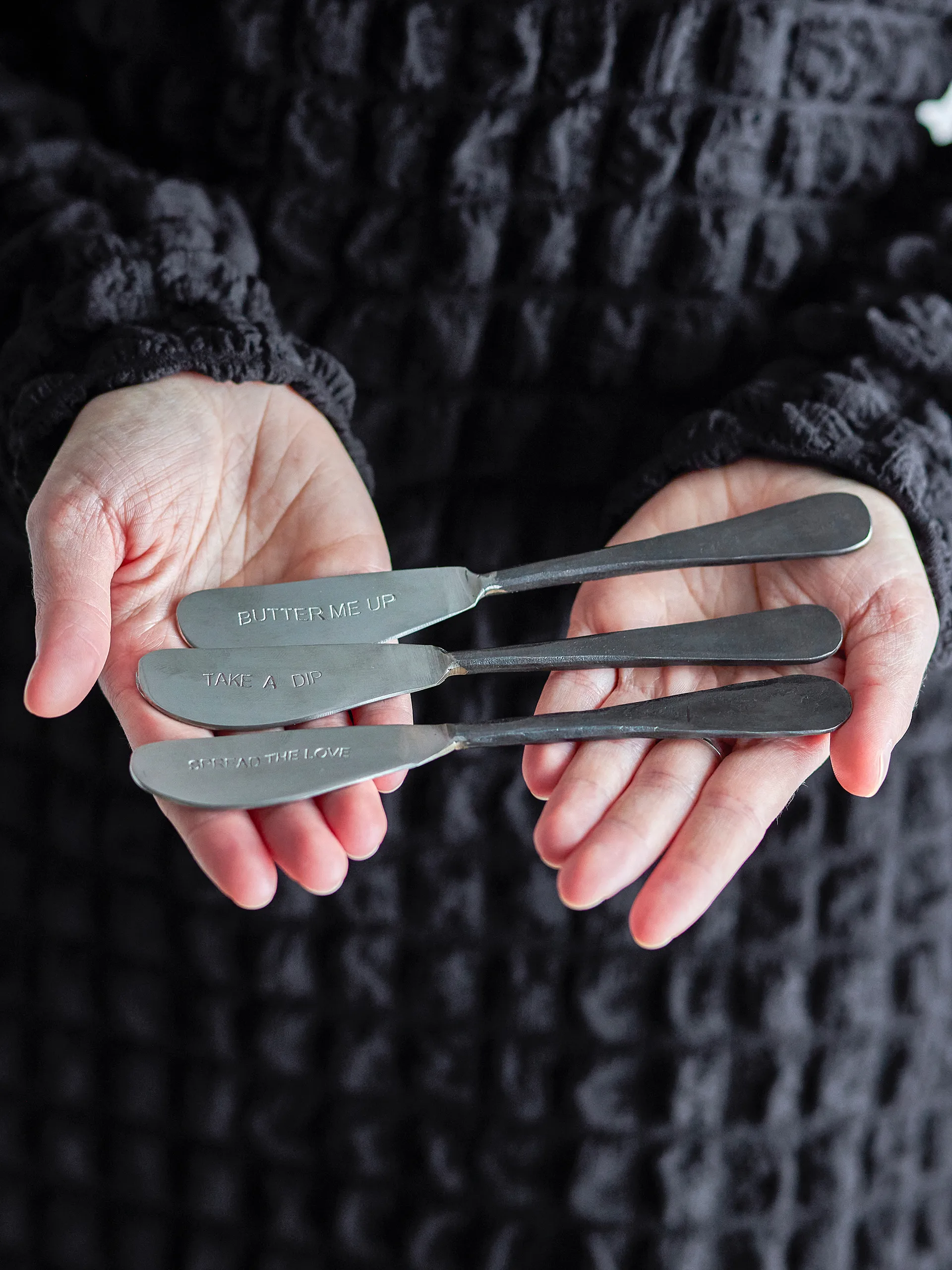 Fabricio smørkniv 3 deler, Rustfritt stål Bloomingville