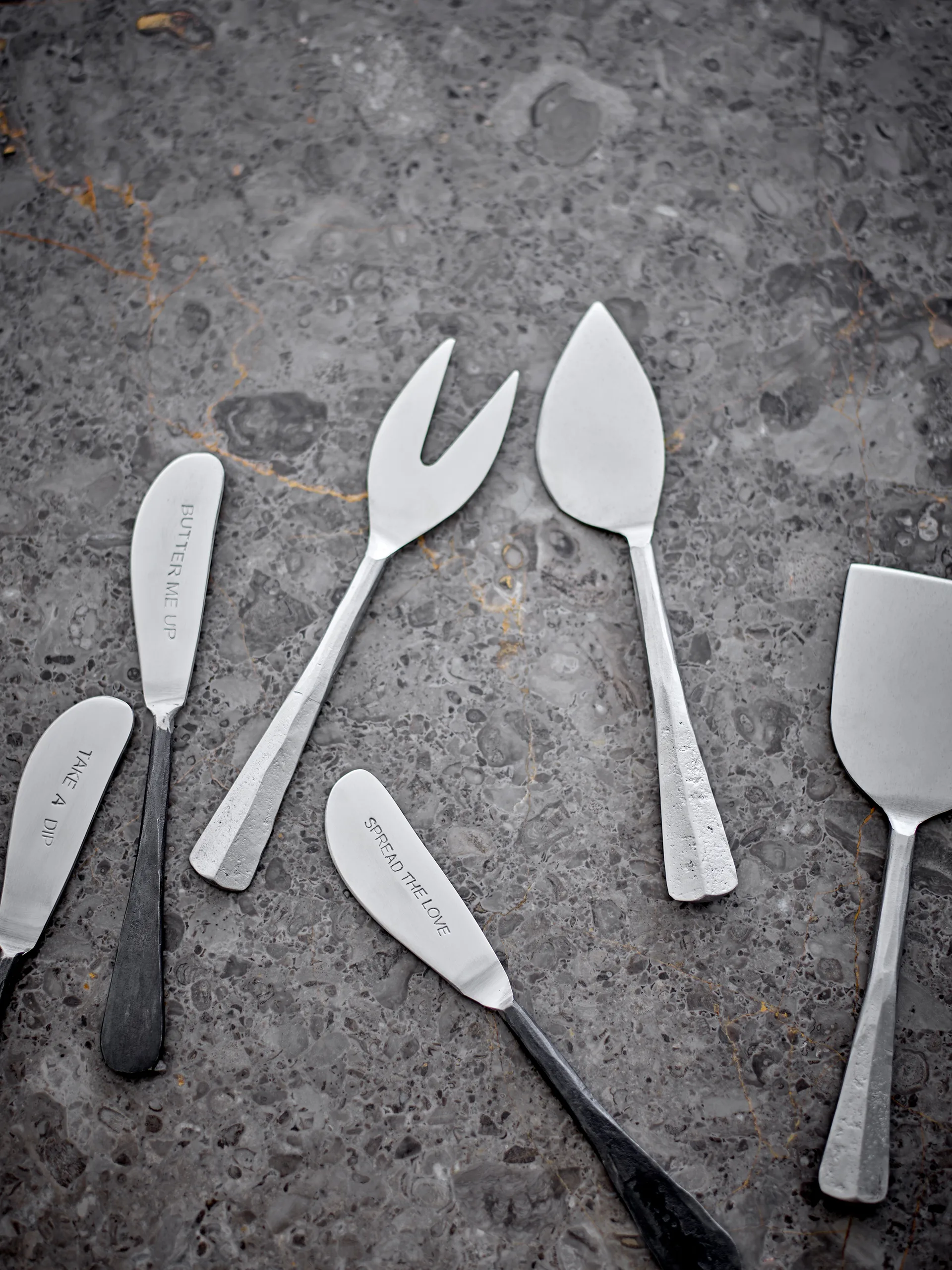 Fabricio smørkniv 3 deler, Rustfritt stål Bloomingville