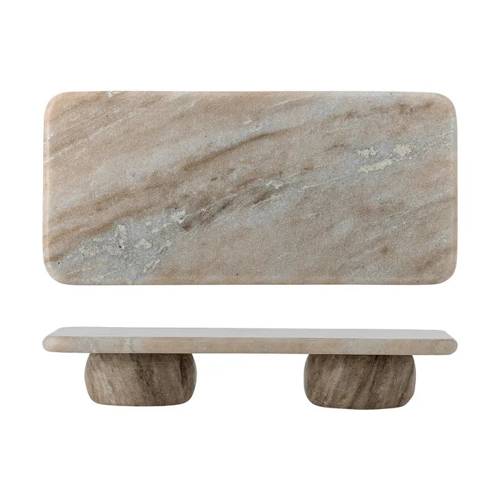 Fatin Pedestal sokkel - Grey, 38x18 cm - Bloomingville