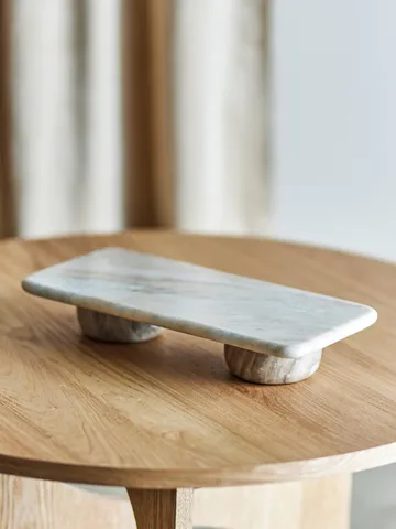 Fatin Pedestal sokkel - Grey, 38x18 cm - Bloomingville