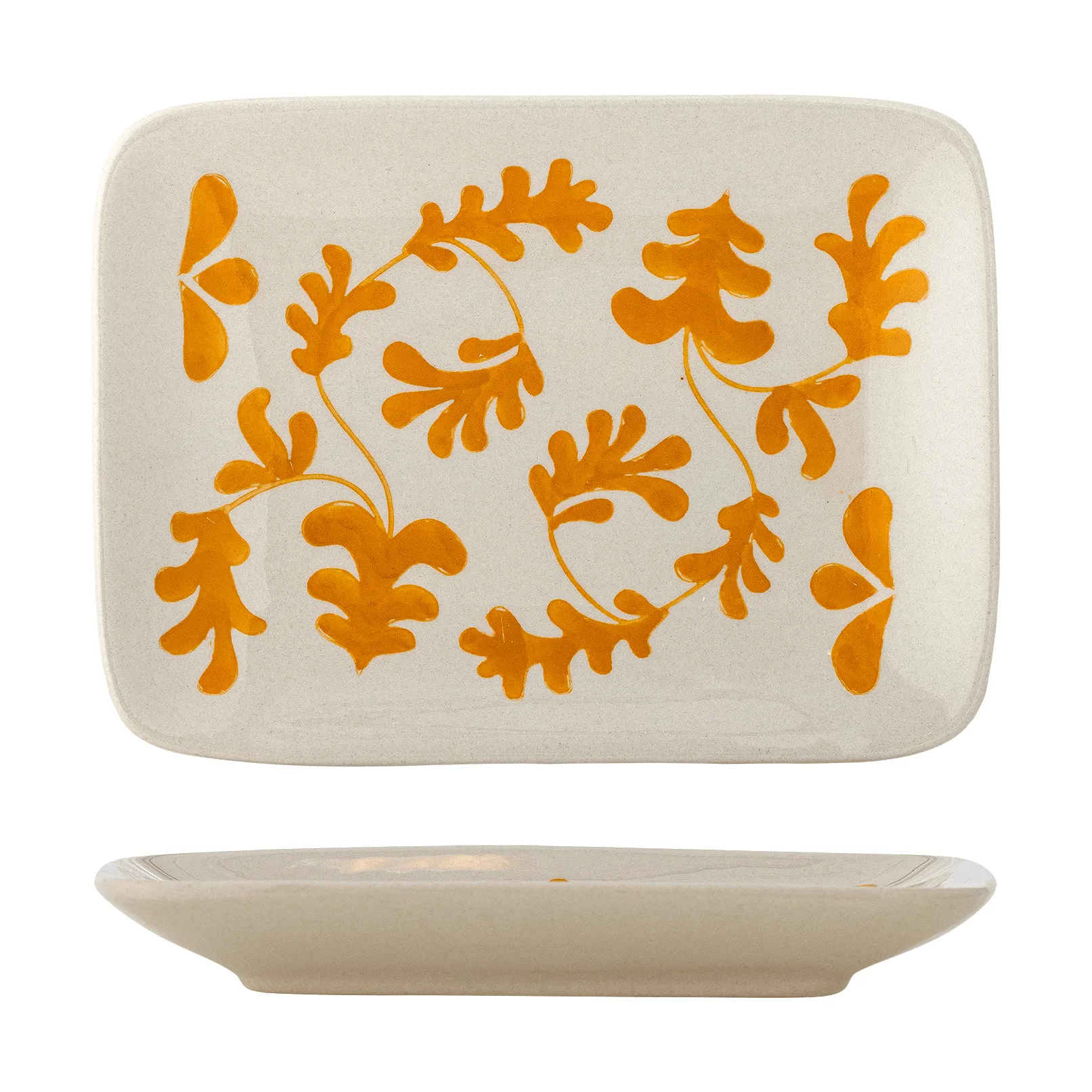 Fauni asjett, Gul, 15x11,5 cm Bloomingville