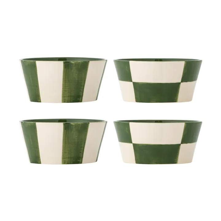 Floki bol - Green, 4 deler - Bloomingville