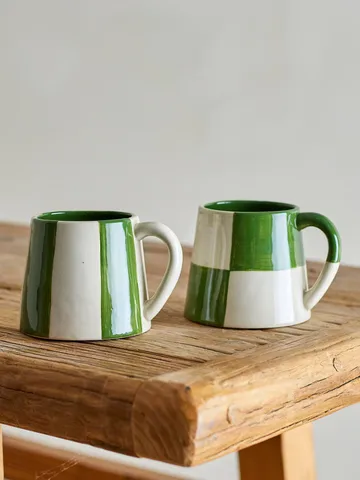 Floki krus - Green, 4 deler - Bloomingville