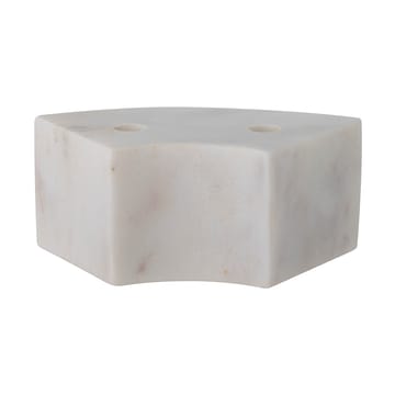 Florida lysestake 14,5x6x7,5 cm - White marble - Bloomingville