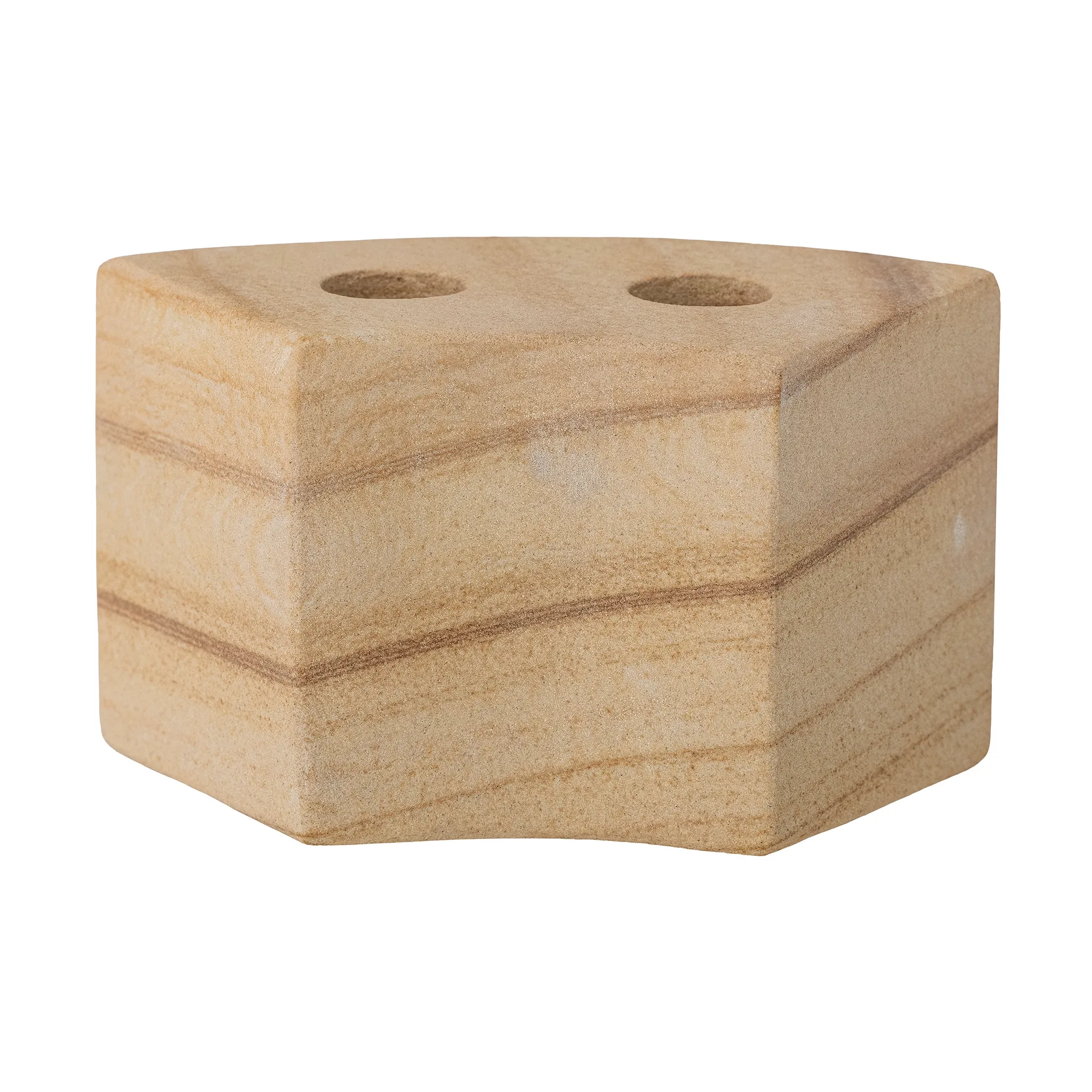 Florida lysestake 14,5x8x7,5 cm, Natural sandstone Bloomingville
