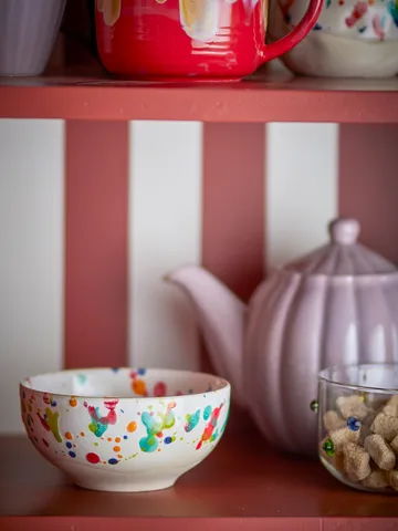 Freckles bolle 4-pk Ø11,5 cm - Rød - Bloomingville