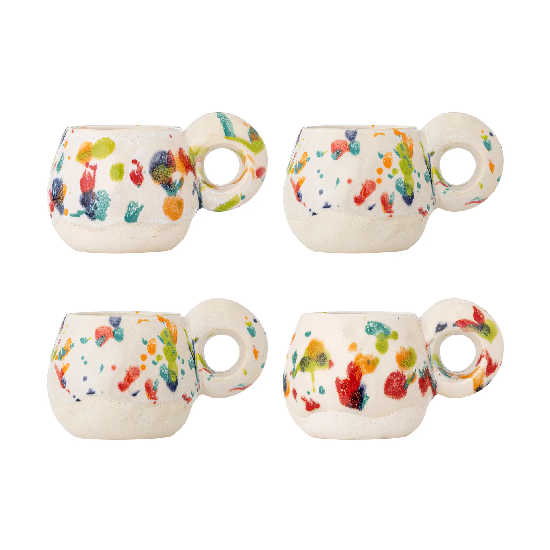 Freckles krus 4- pakning, Rød Bloomingville