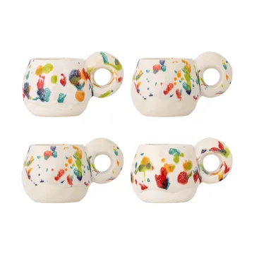 Freckles krus 4- pakning - Rød - Bloomingville