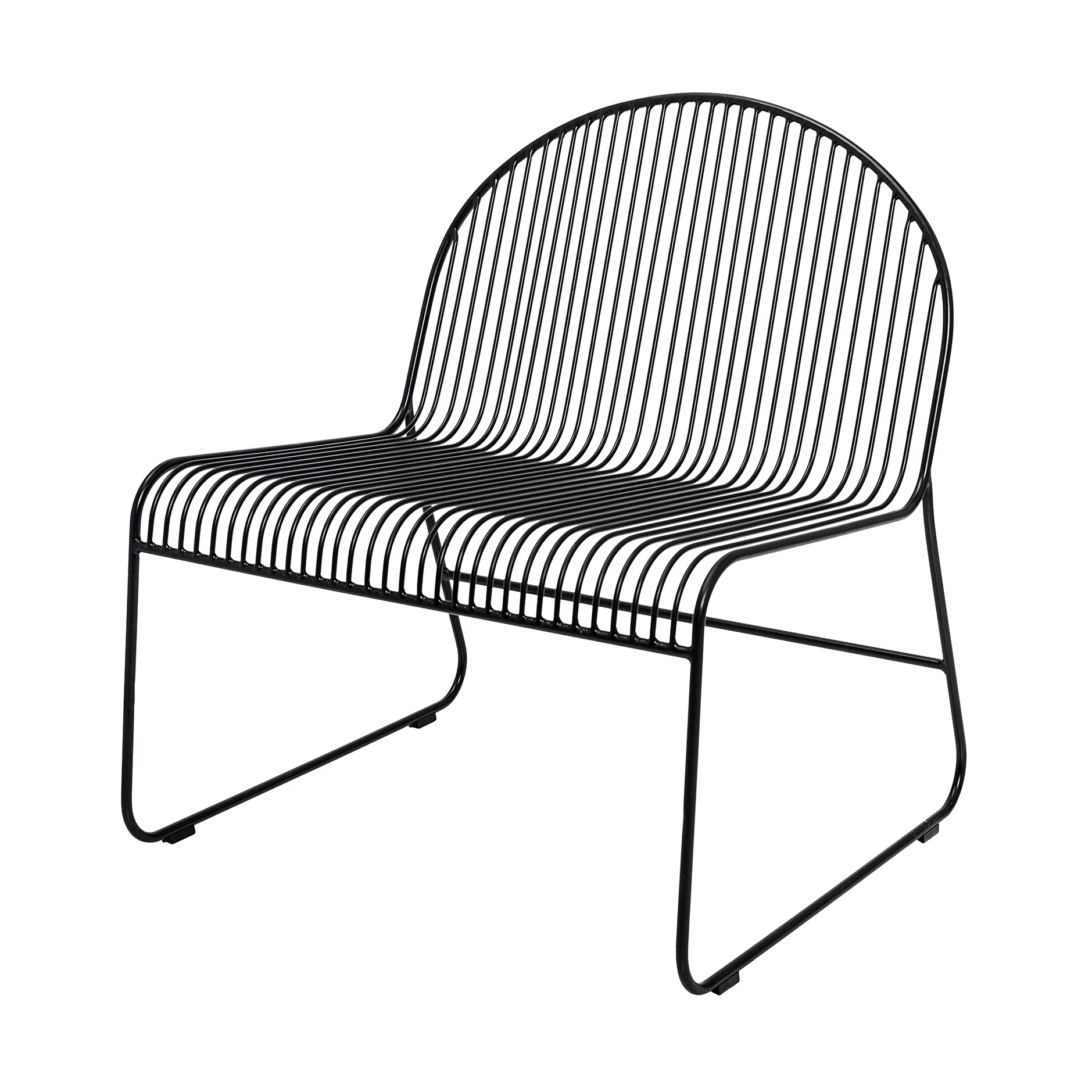 Friend loungestol 2-pakk Svart Bloomingville