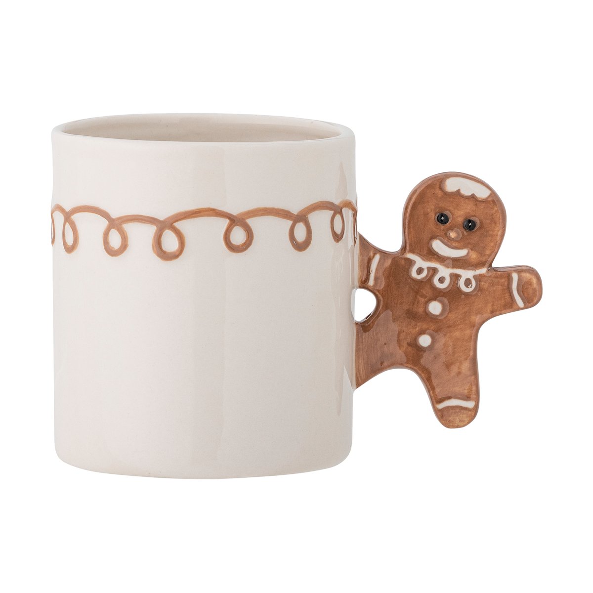 Bloomingville Ginnie kopp 29 cl Hvit-brun