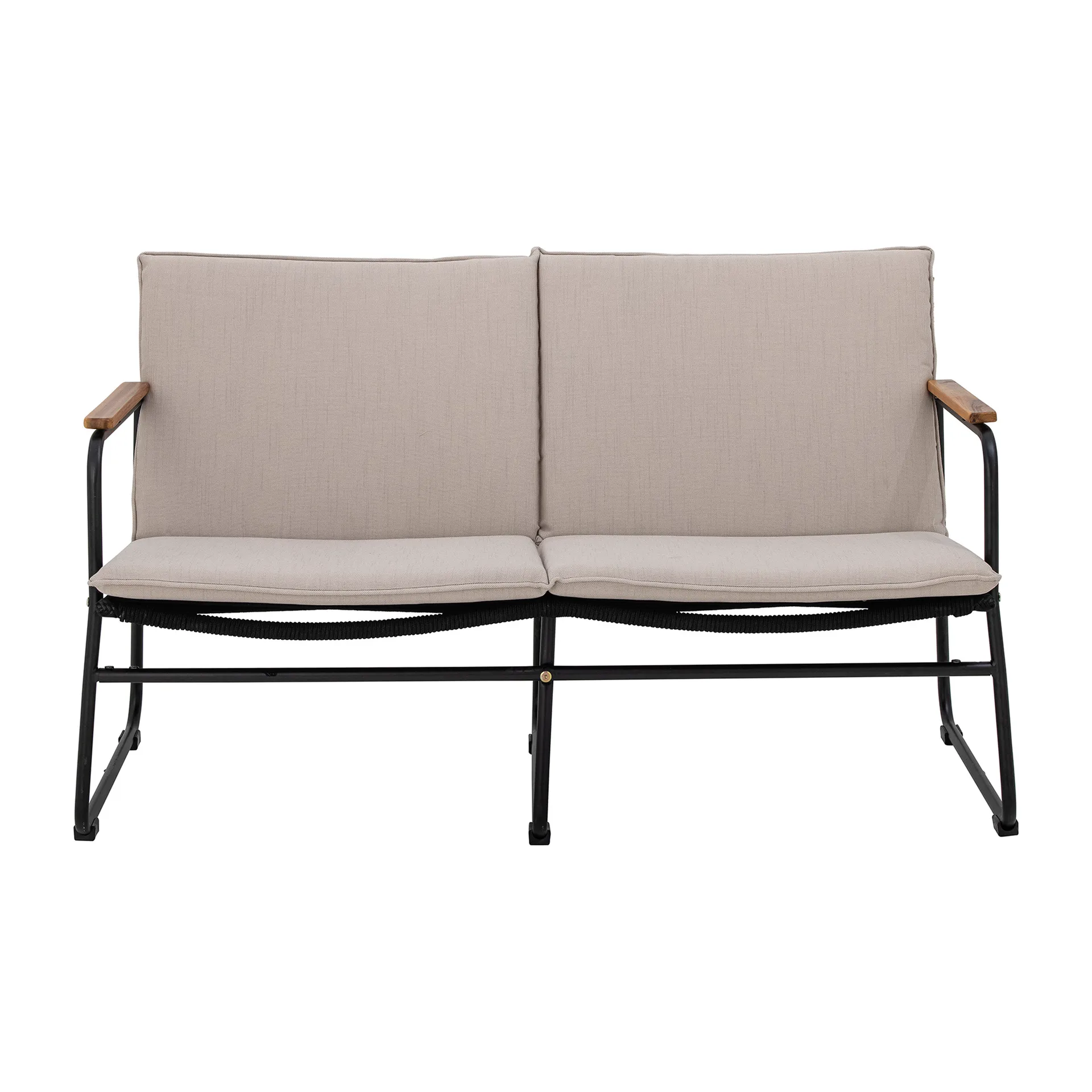 Hampton sofa 127 x 71 x 76 cm, Sort-beige Bloomingville