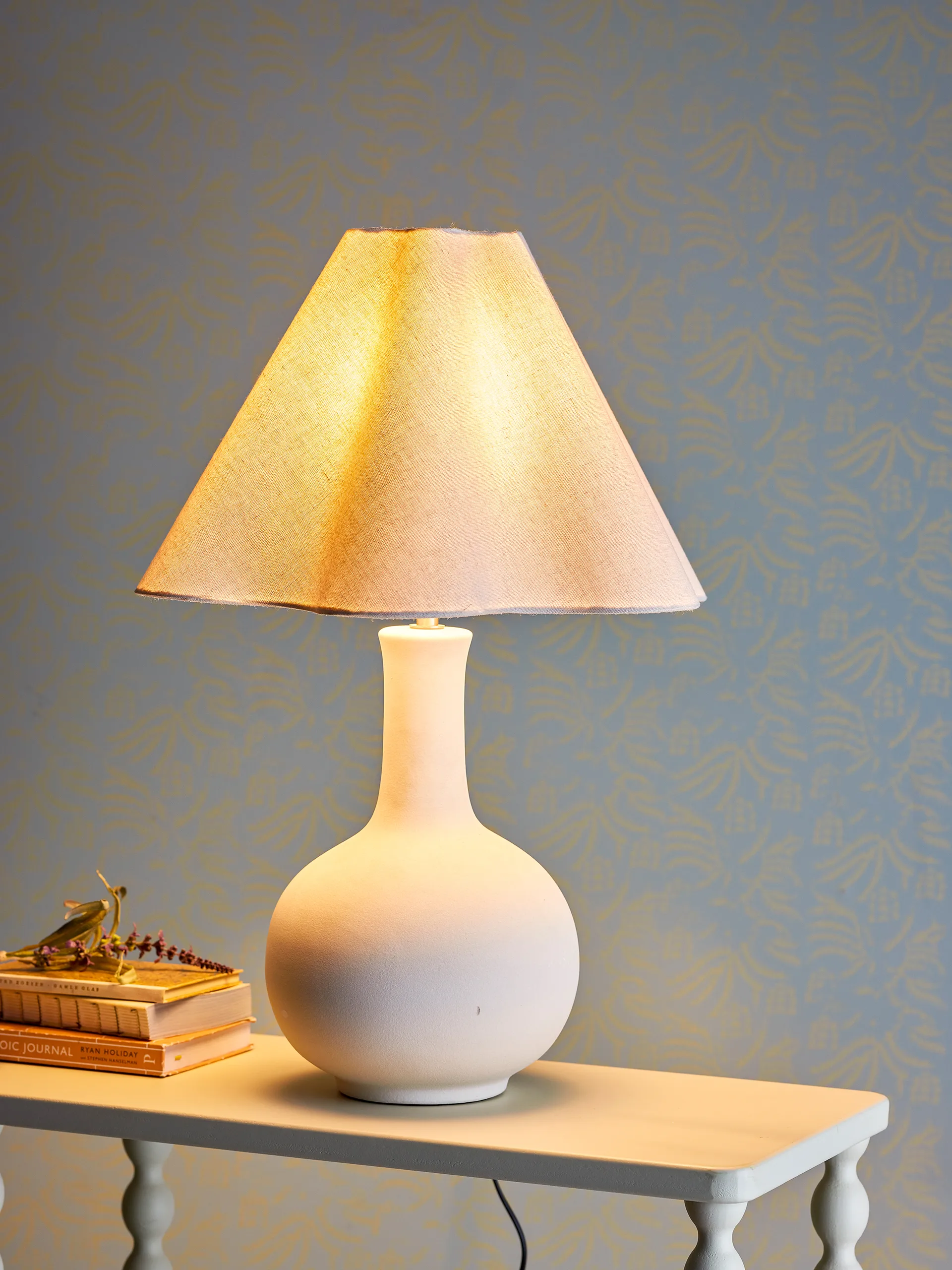 Heide bordlampe 60 cm, Hvit Bloomingville