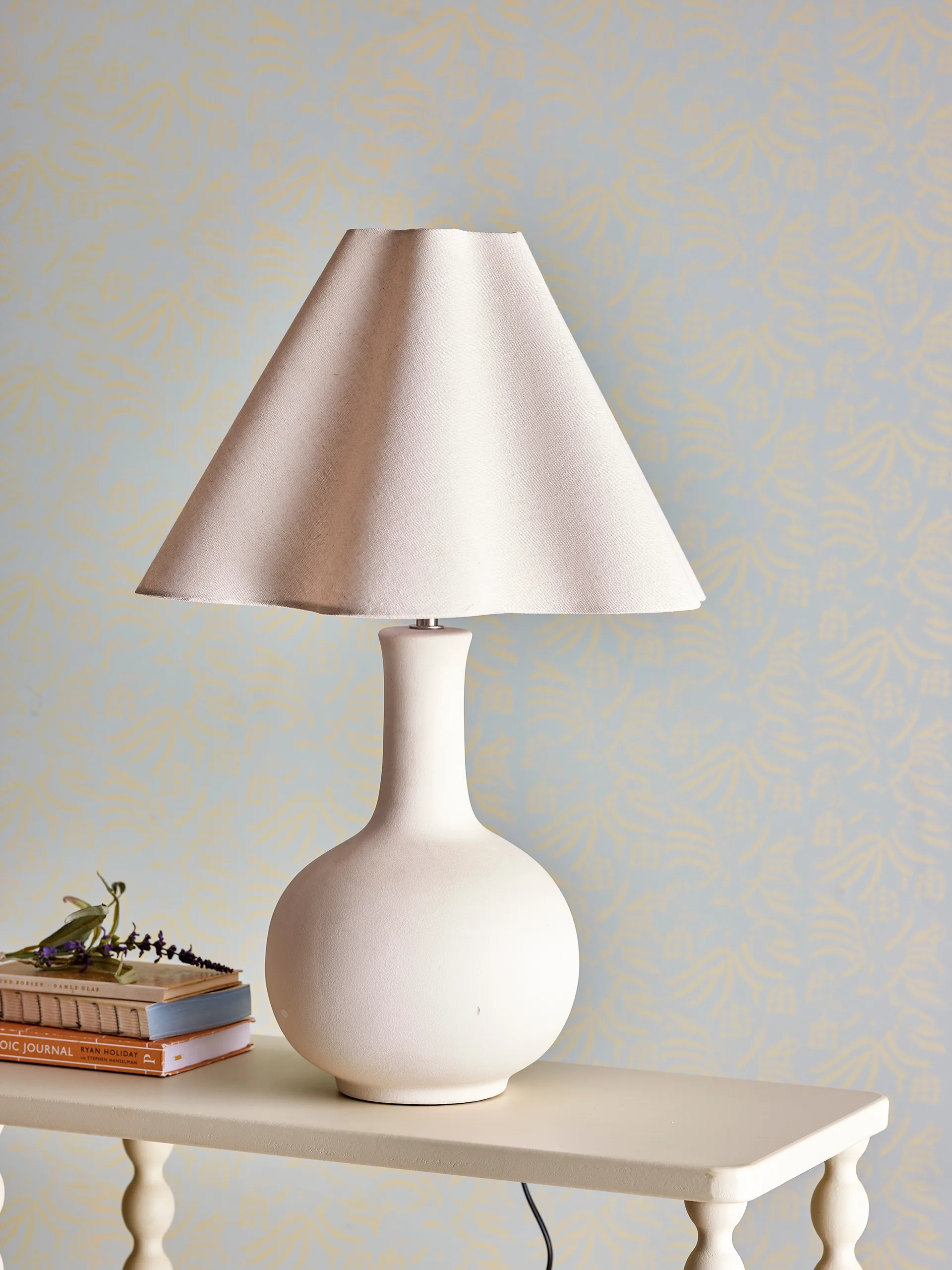 Heide bordlampe 60 cm, Hvit Bloomingville
