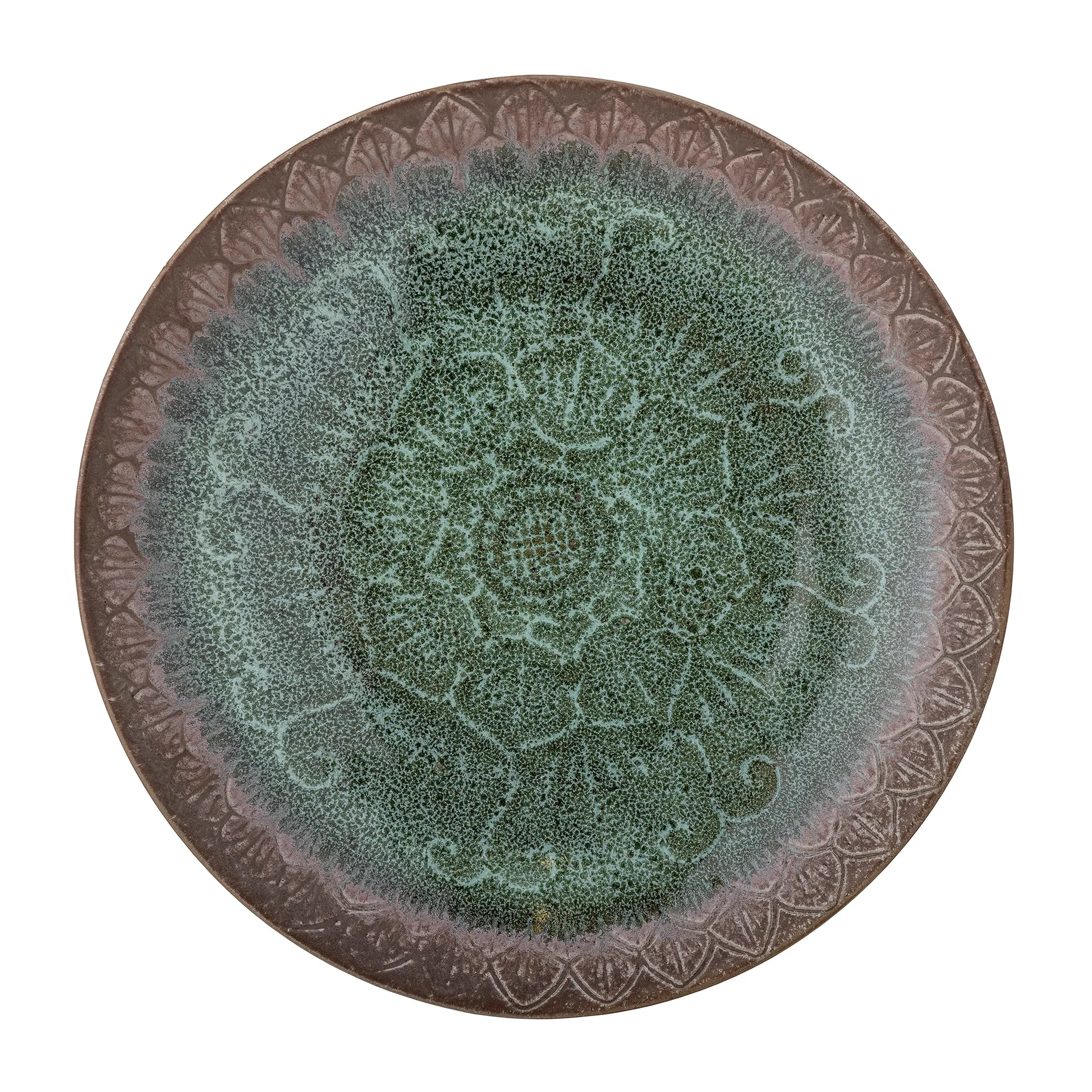 Idunn tallerken Ø 25,5 cm, Grønn Bloomingville