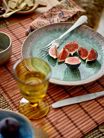 Idunn tallerken Ø 25,5 cm - Grønn - Bloomingville