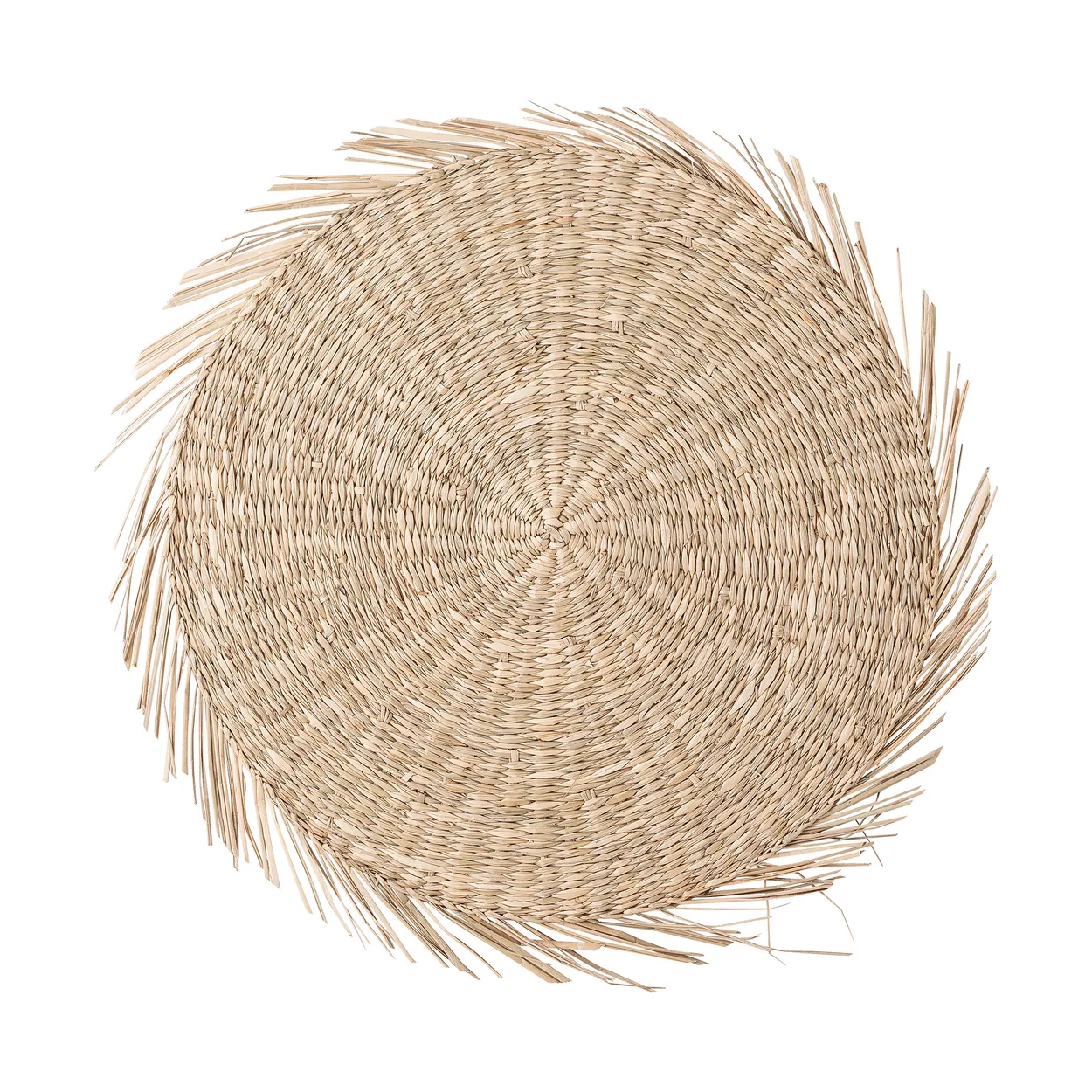 Bloomingville Ilsa bordbrikke 38 cm Natur | Skandinavisk Design | Spisebrikker | Beige