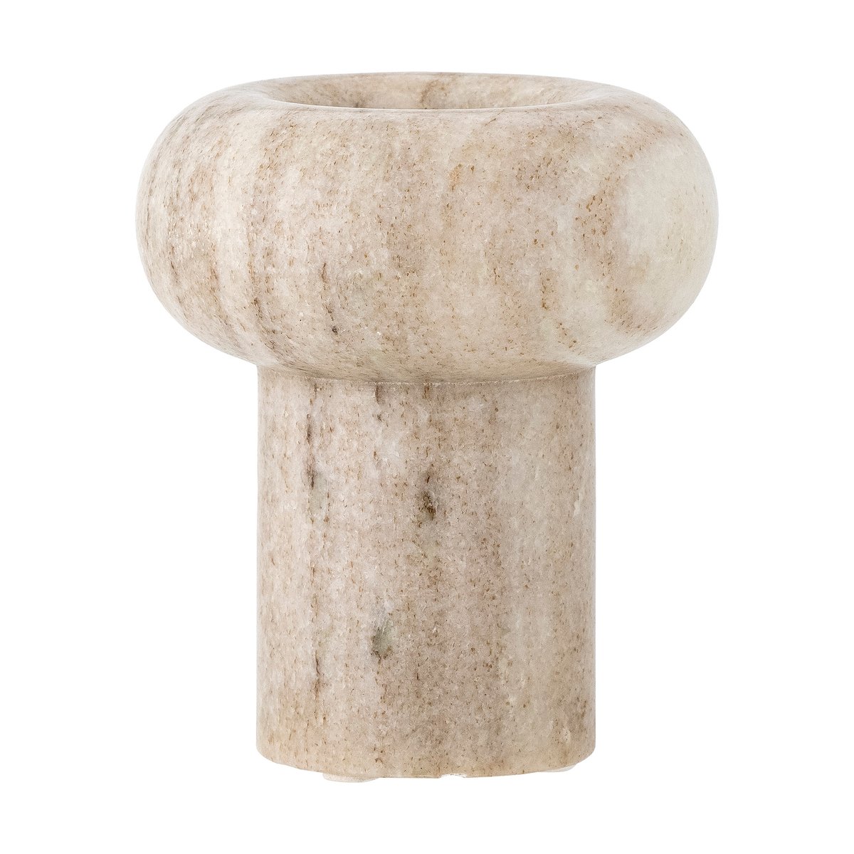 Bloomingville - Isabea telysholder 12 cm marmor natur