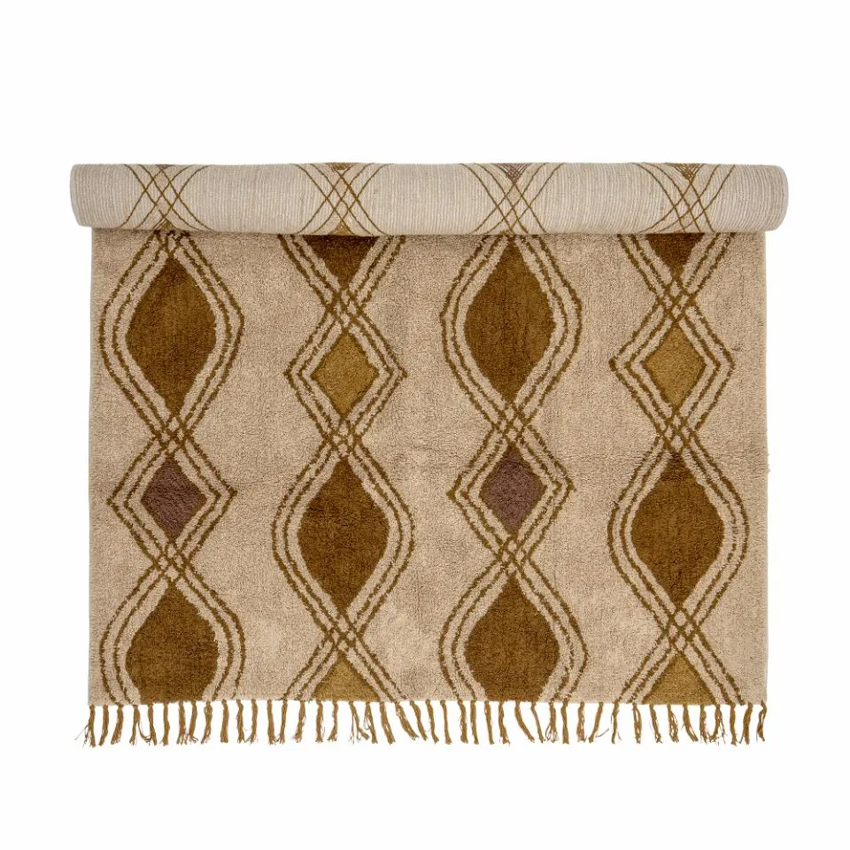 Isadora teppe 140x200 cm, Brun Bloomingville