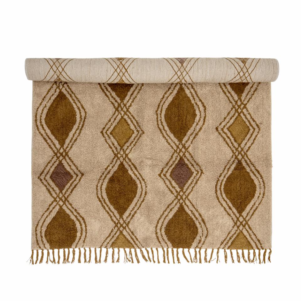 Bilde av Bloomingville Isadora teppe 140x200 cm Brun
