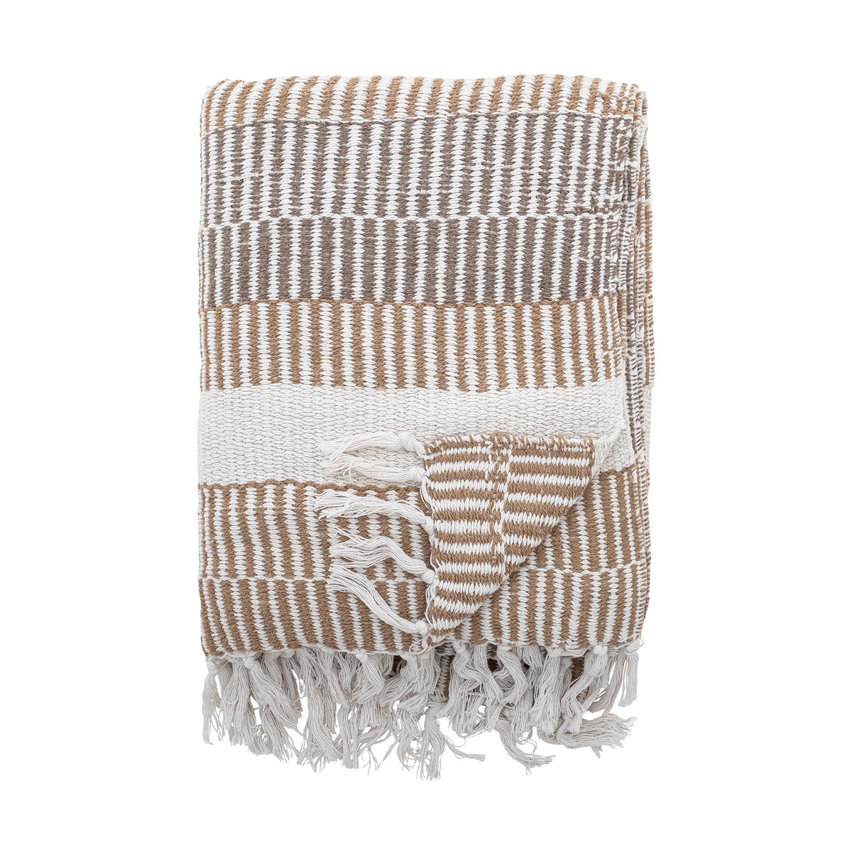 Bloomingville Isnel pledd 130x160 cm Nature | Skandinavisk Design | Ullpledd | Beige