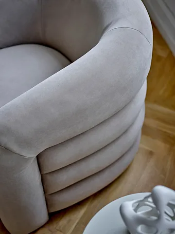 Joel lounge stol 78x76 cm - Grå - Bloomingville