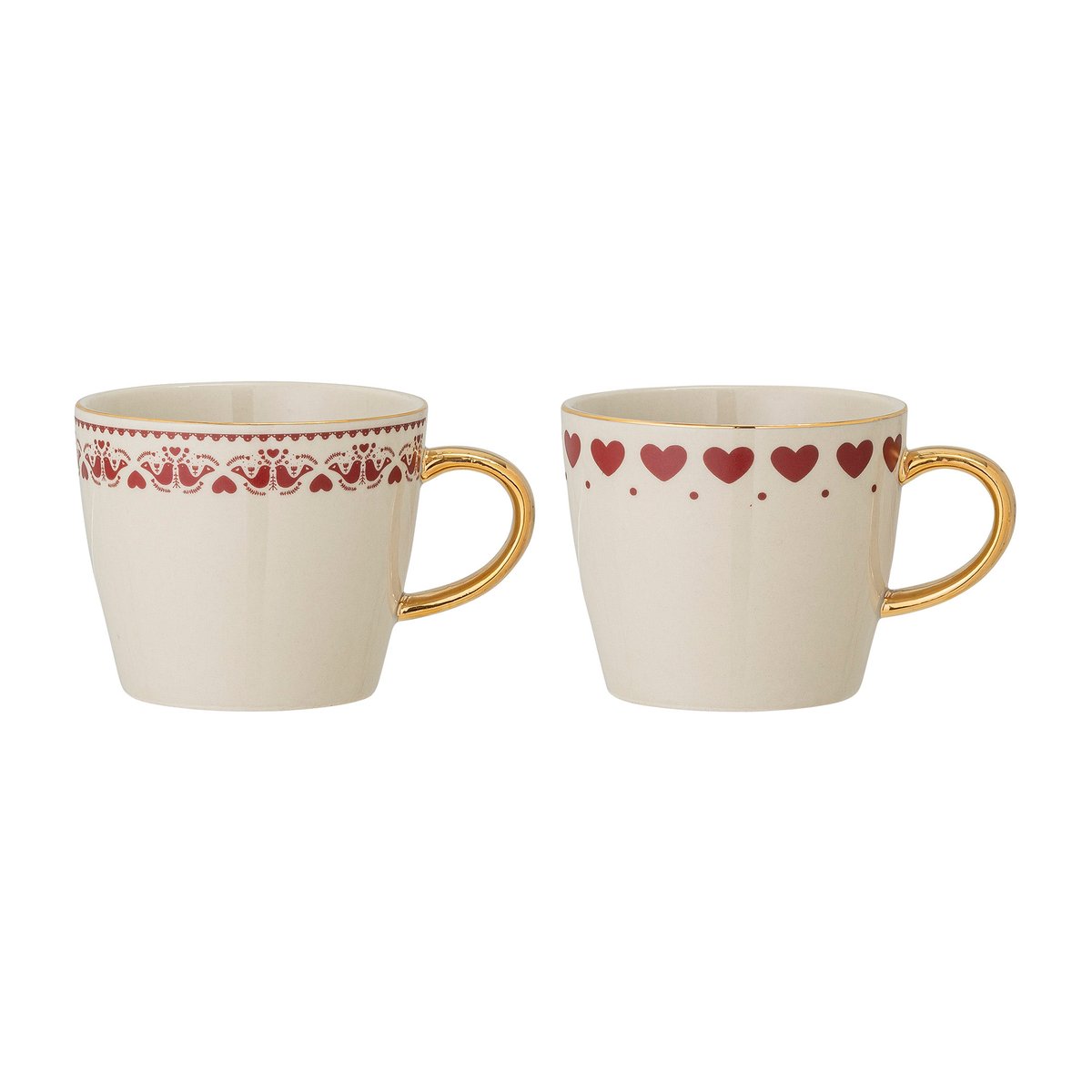 Bloomingville Jolly kopp 2-pakning Red