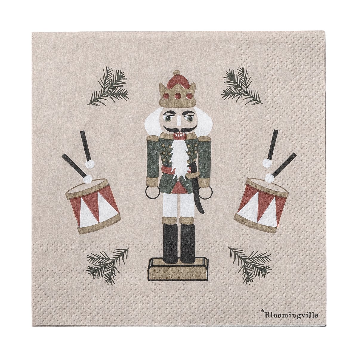 Bloomingville Jolly papirservietter 25x25 cm 20-pk Multi