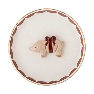 Jolly serveringsskål Ø 18 cm - Hvit-rød - Bloomingville